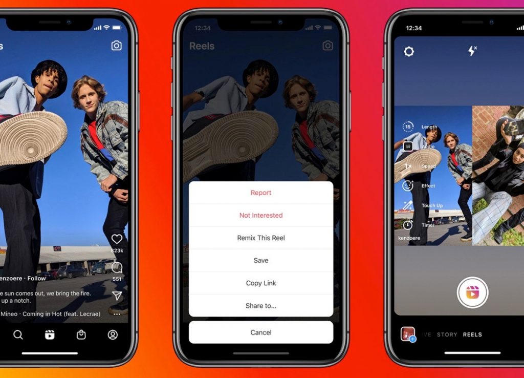 Instagram: ora i Remix somigliano di più a quelli di TikTok